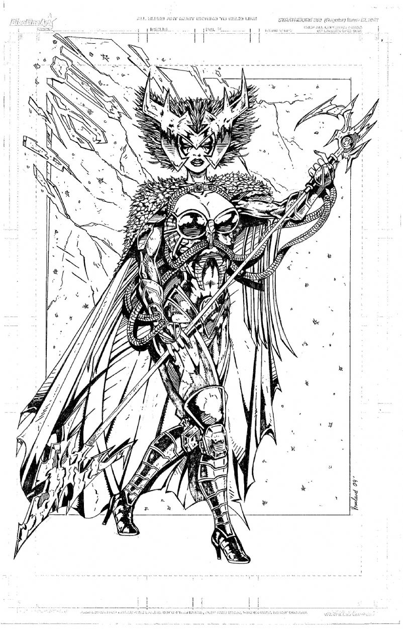 0021bdeathbird In Doyle K Daviss Dkdcomicartcollection Comic Art Gallery Room 6320